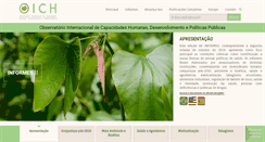 Desktop Screenshot of capacidadeshumanas.org